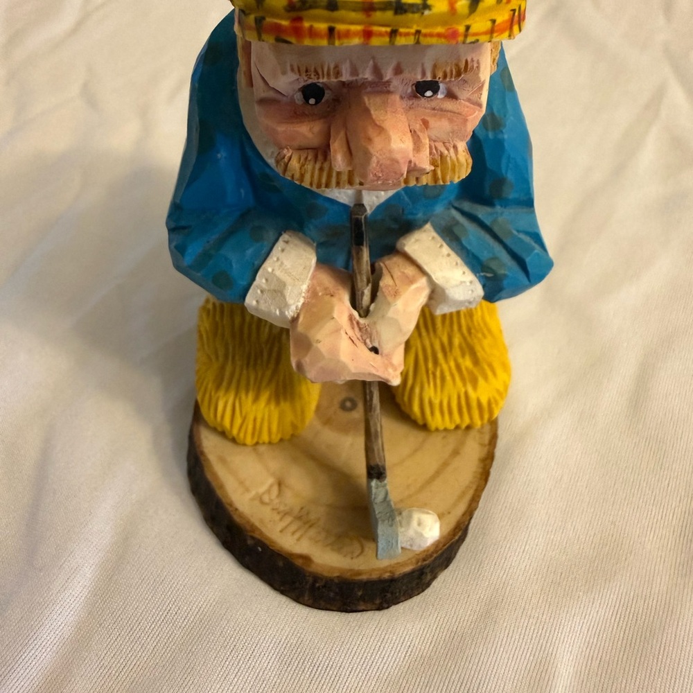 Enesco Blue and Yellow Figurine